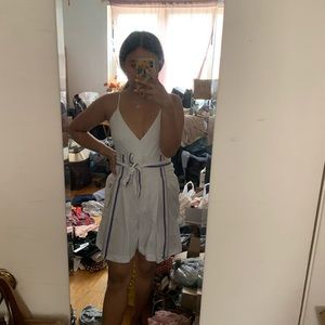 NWT Edun striped high rise shorts size 6